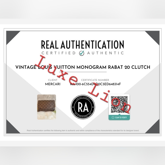 SOLD Vintage Louis Vuitton Monogram Rabat 23 Clutch - Picture 2 of 9